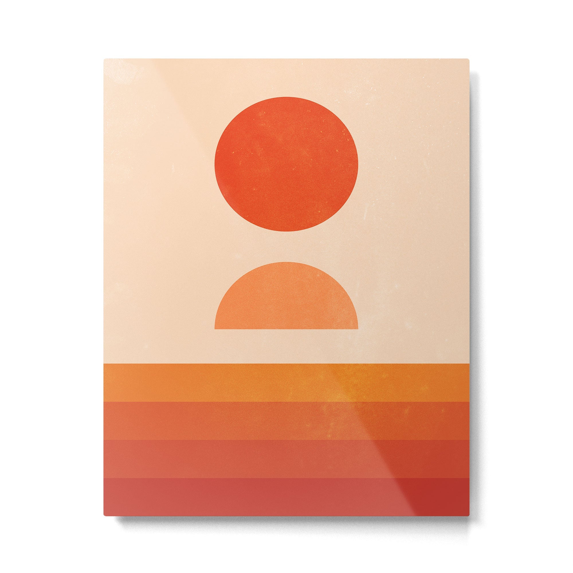 Sun Waves Metal Print | TeksDecor