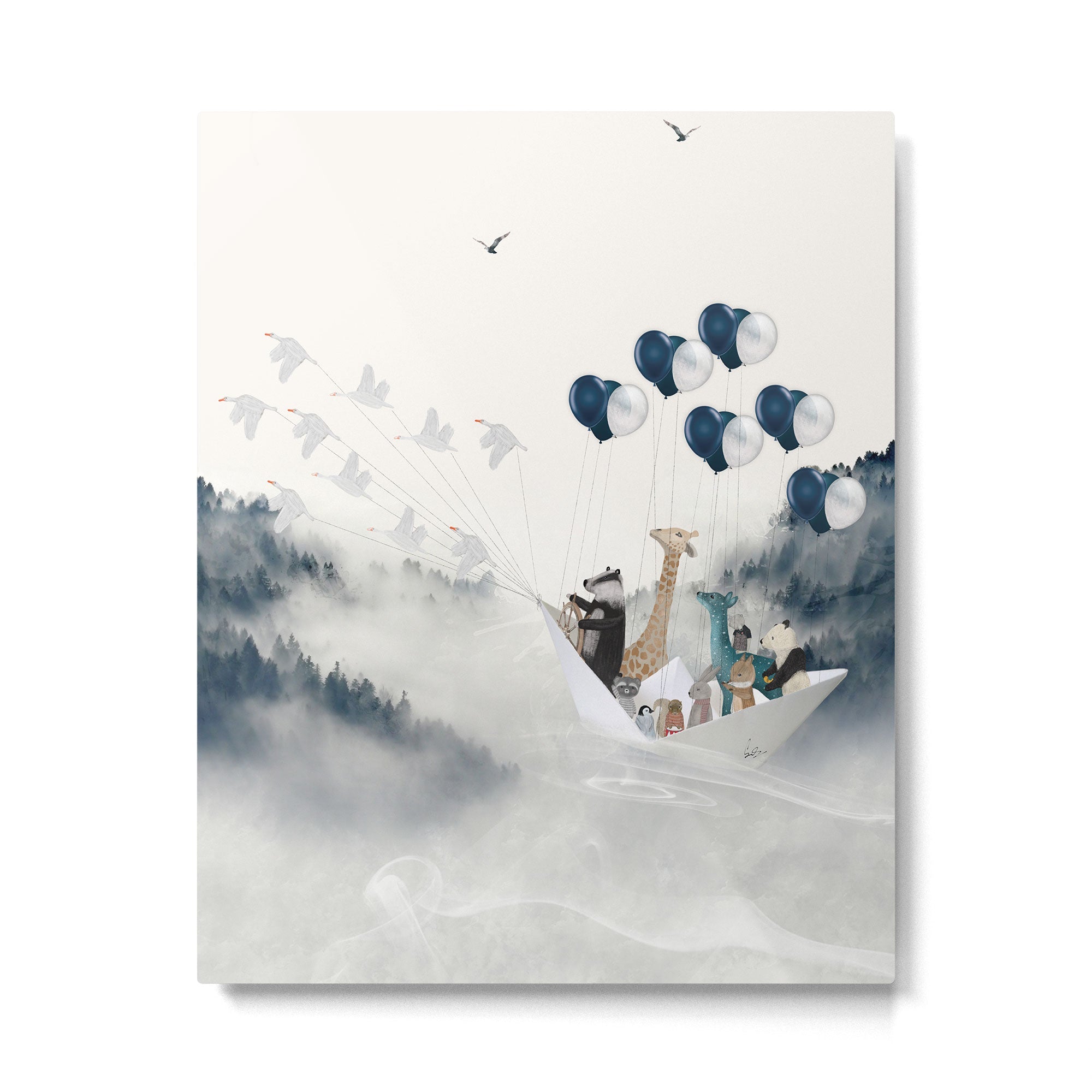 a magical journey Metal Print | TeksDecor