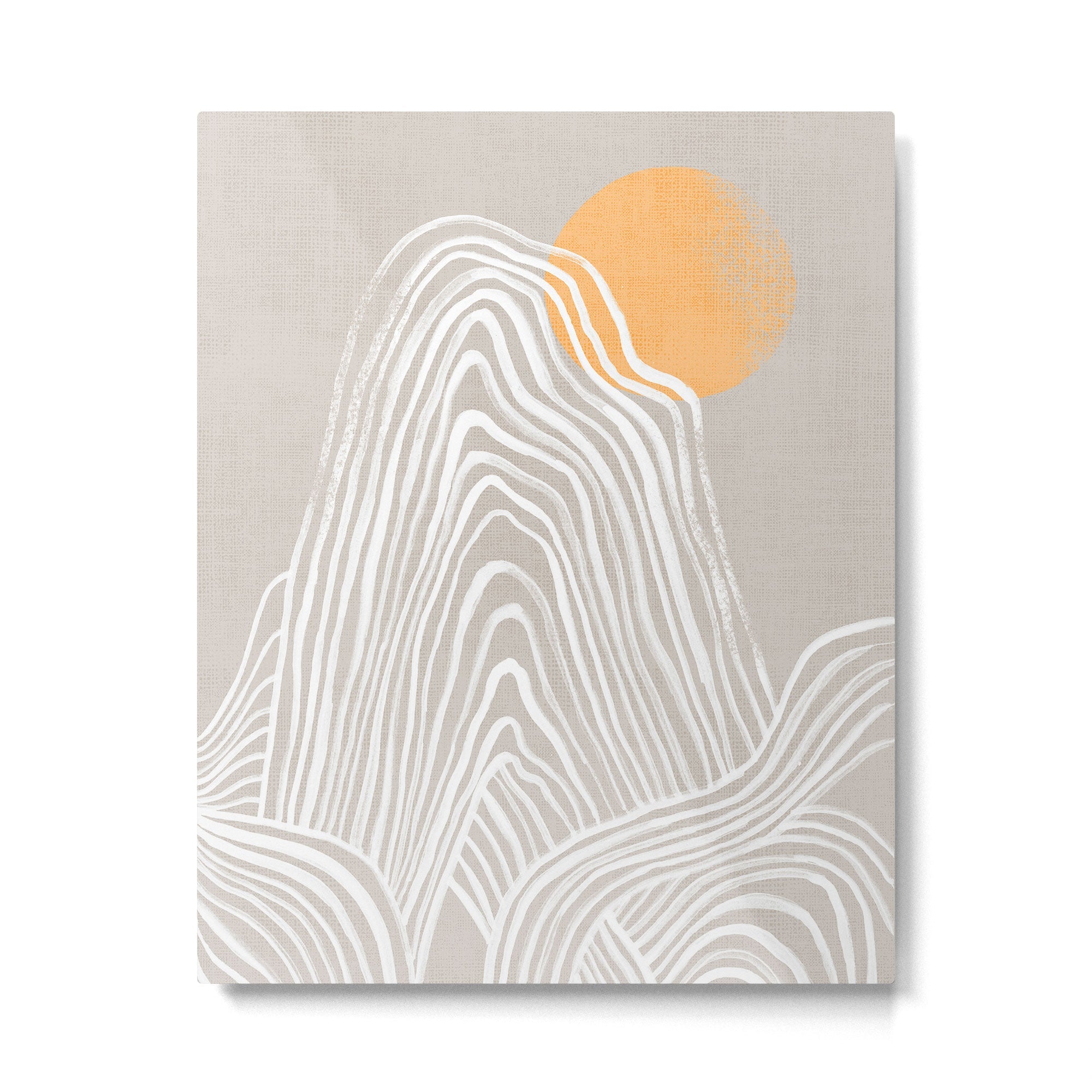 Echo mountain Metal Print | TeksDecor