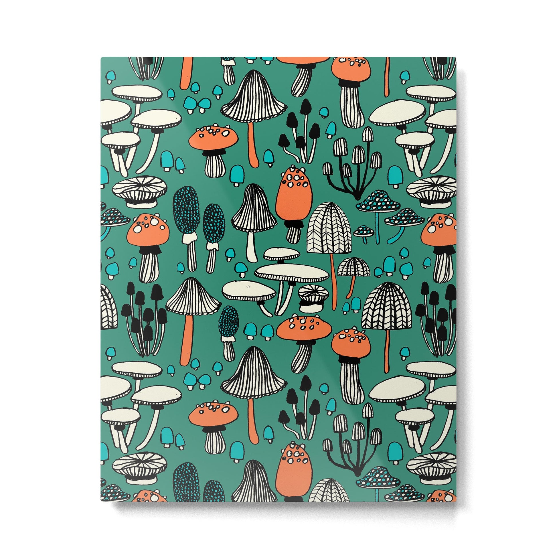Mushroom Metal Print | TeksDecor