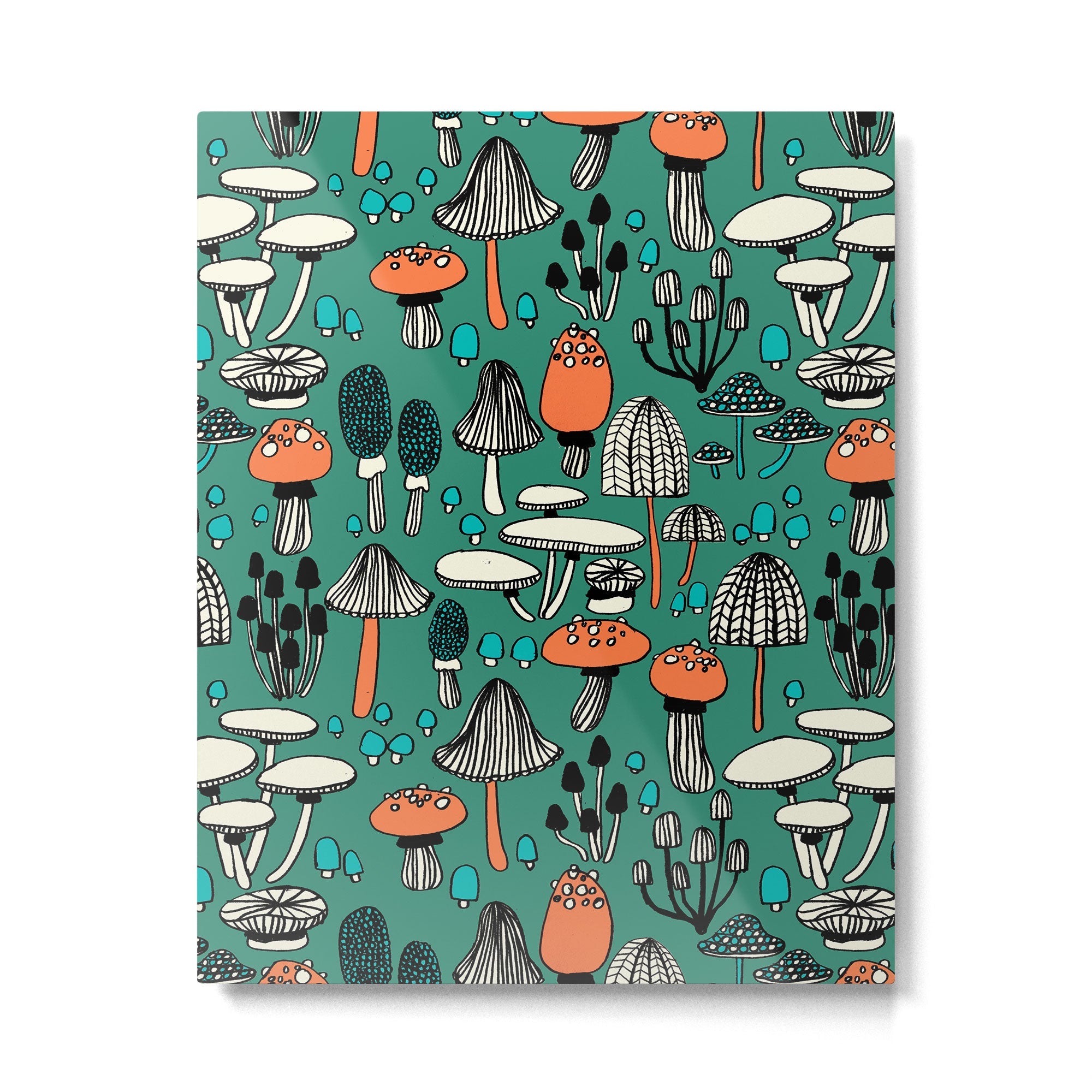 Mushroom Metal Print | TeksDecor