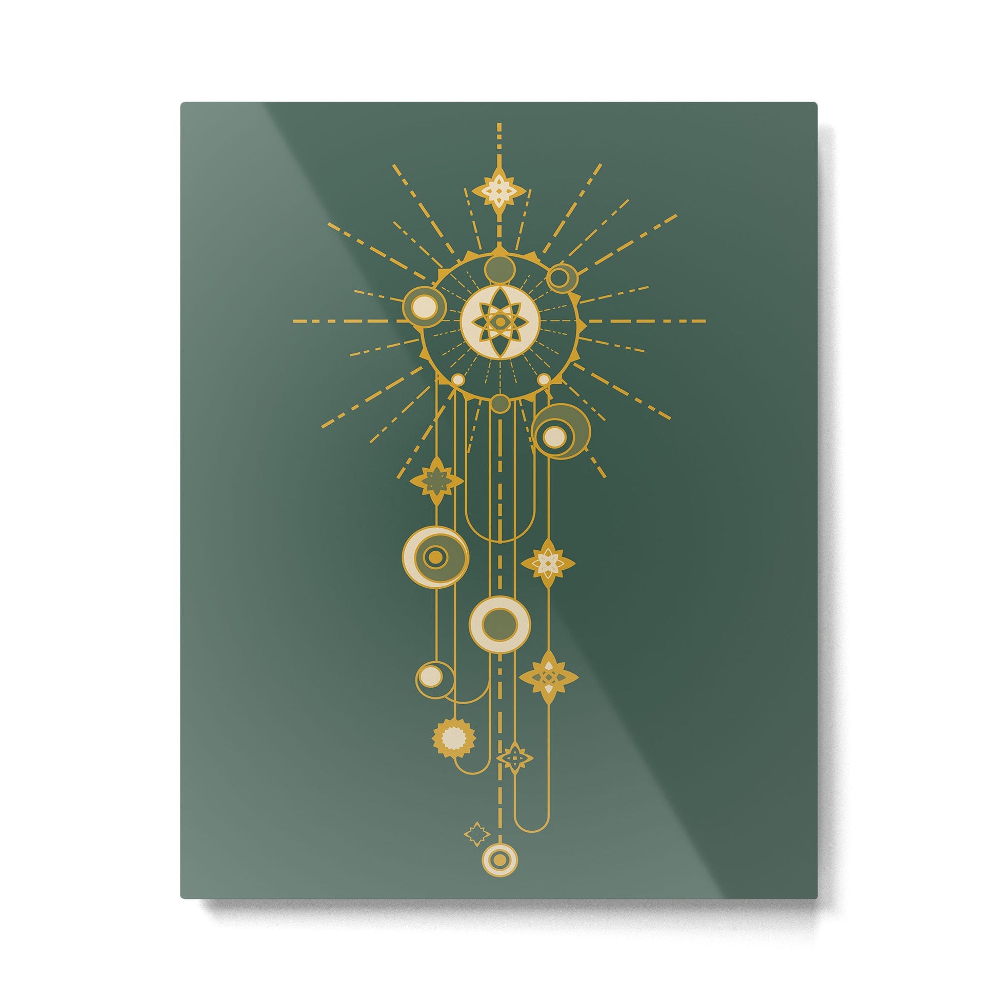 Writing on the sky Metal Print | TeksDecor