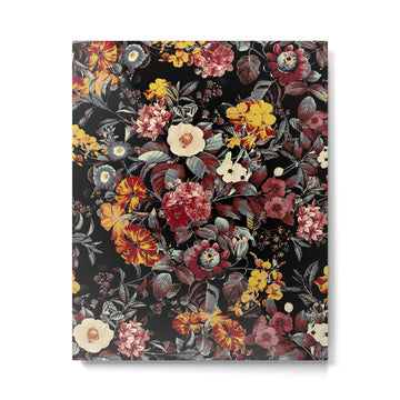 Autumn Night Garden  Metal Print | TeksDecor