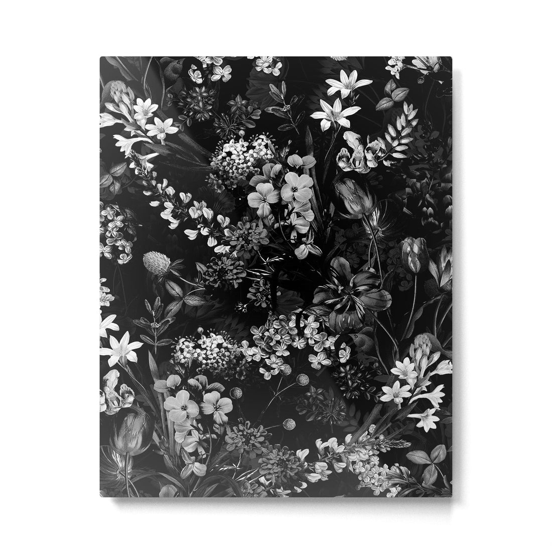 DARK FLOWER II Metal Print | TeksDecor