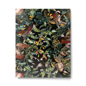 Floral and Birds XLIV Metal Print | TeksDecor