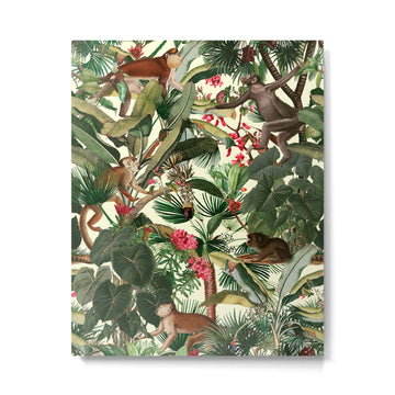 Monkey Forest Metal Print | TeksDecor