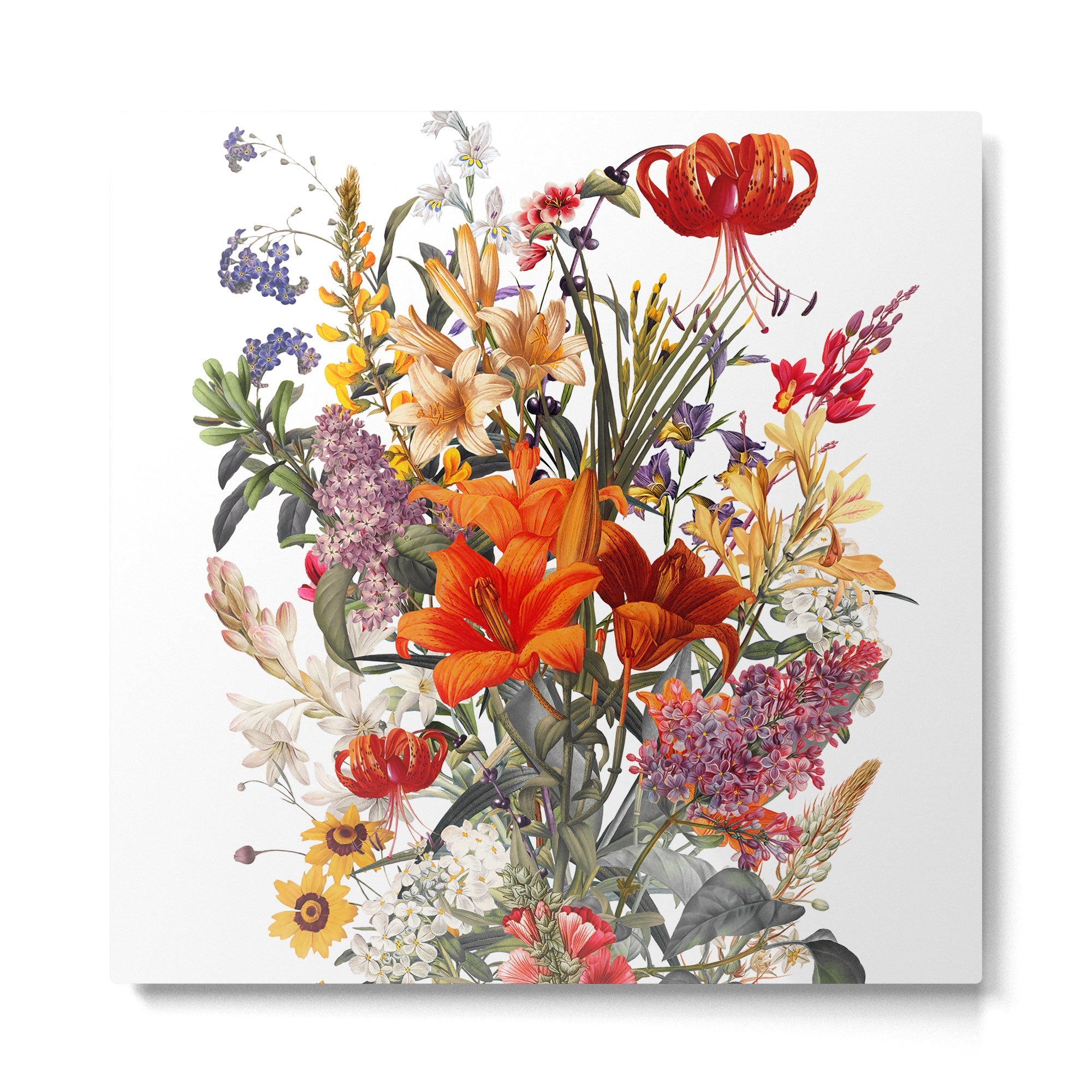 Summer Garden XII Metal Print | TeksDecor
