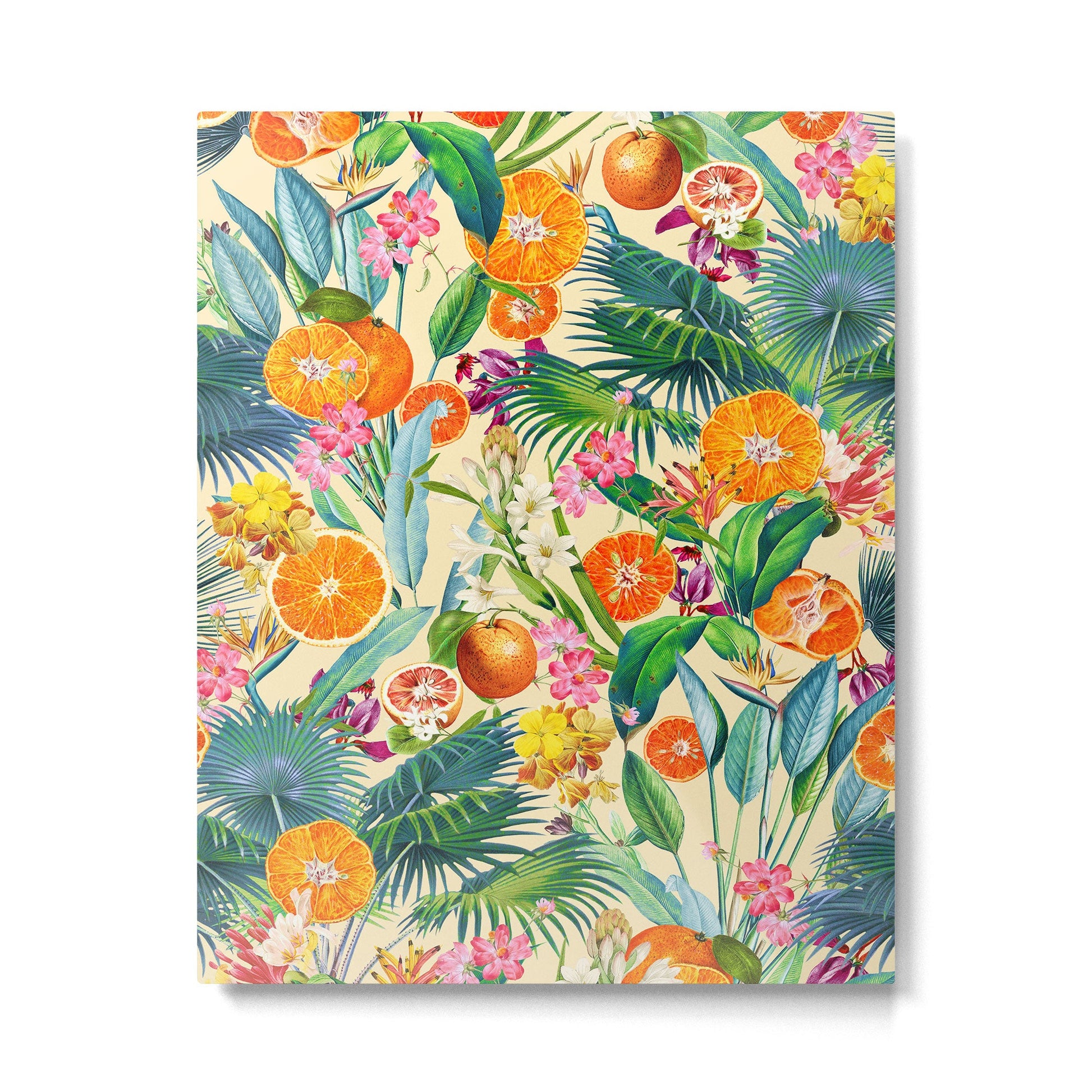 Tropical Orange Garden II Metal Print | TeksDecor