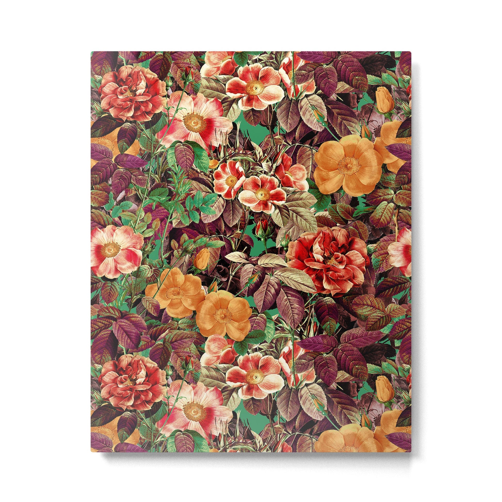 Vintage Exotic Forest Metal Print | TeksDecor