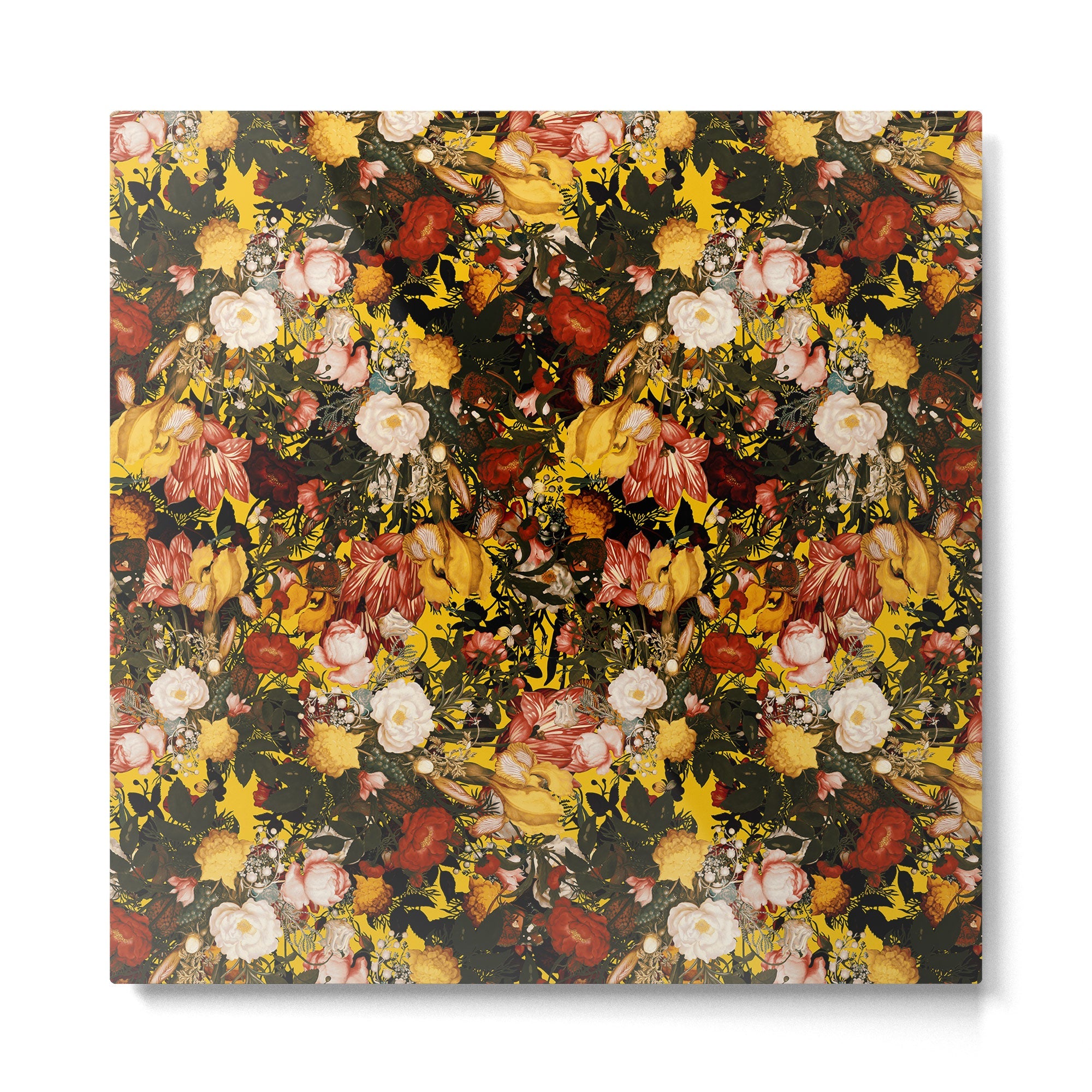 Vintage Garden - Autumn Metal Print | TeksDecor