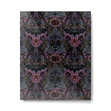 Gothic Halloween - celestial rainbow  Metal Print | TeksDecor