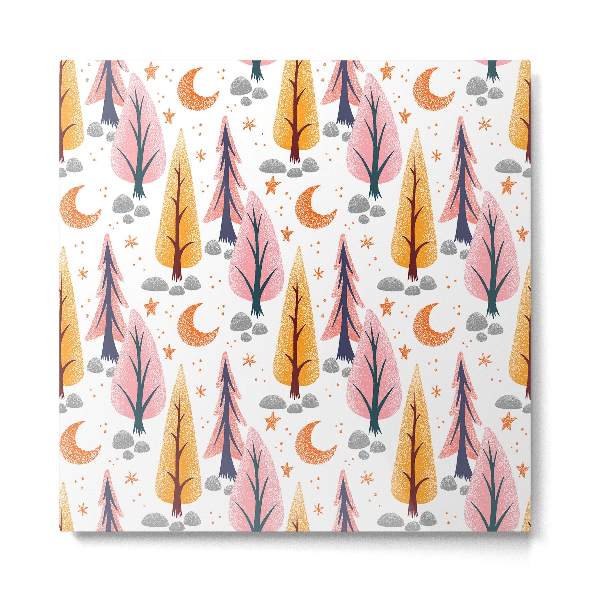 October Moon Metal Print | TeksDecor