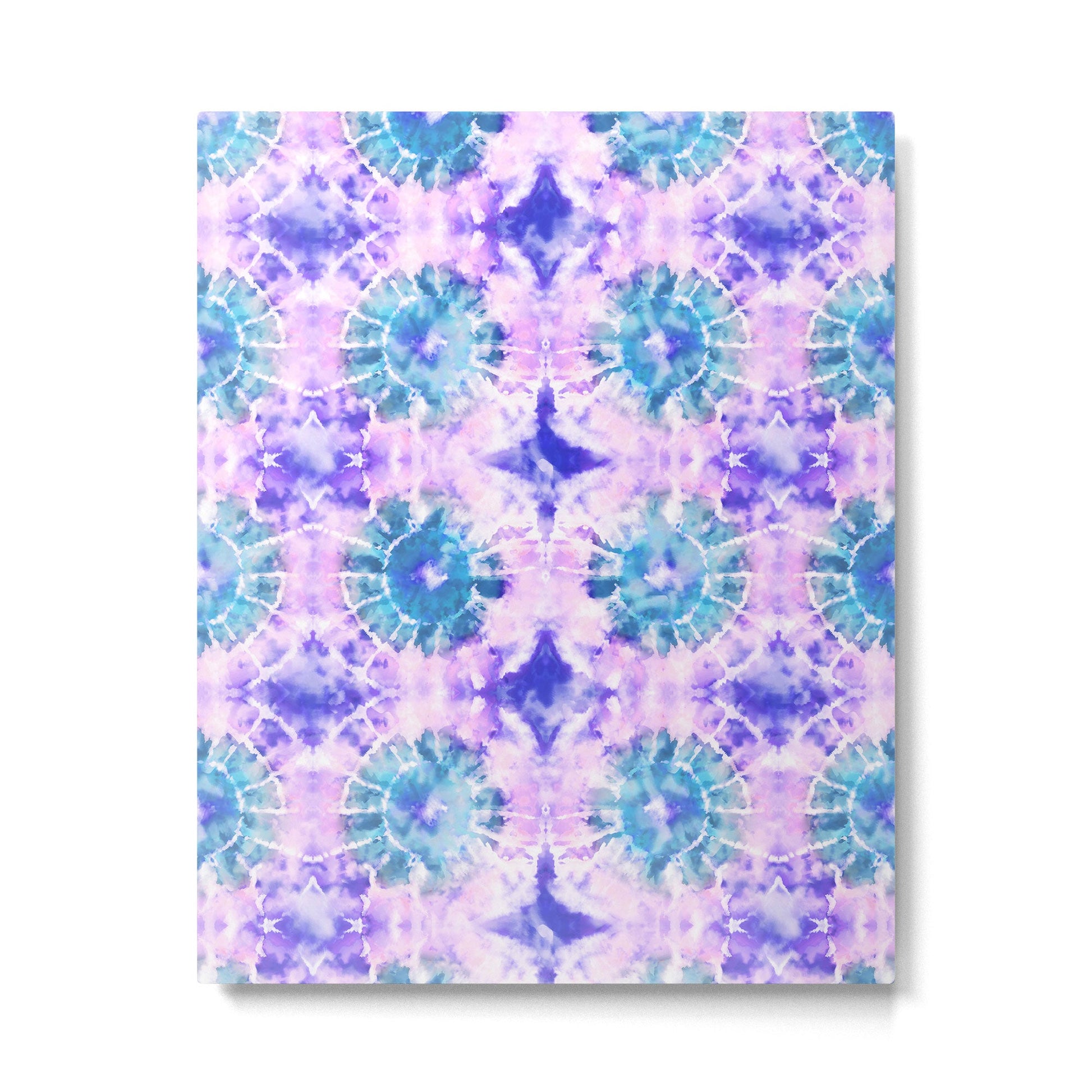 Tie Dye - Lavender and Turquoise  Metal Print | TeksDecor