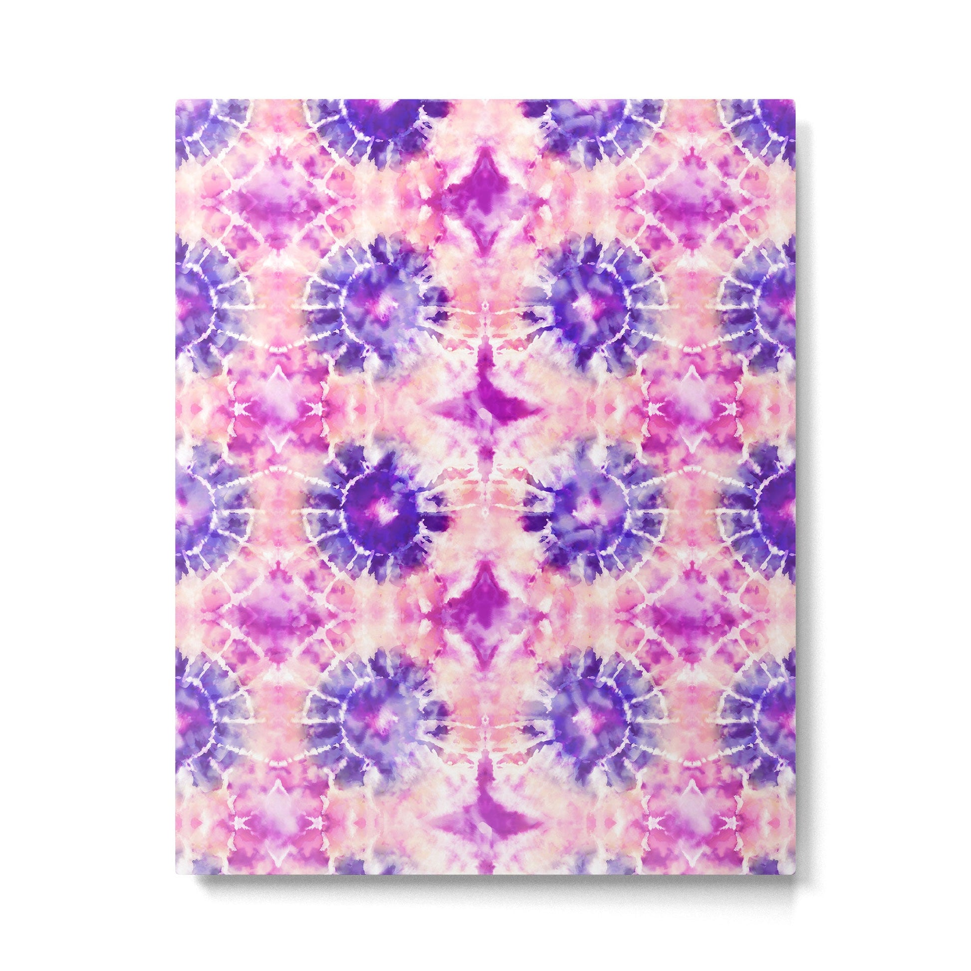 Tie Dye - peachy purple  Metal Print | TeksDecor