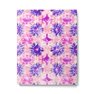 Tie Dye - peachy purple  Metal Print | TeksDecor