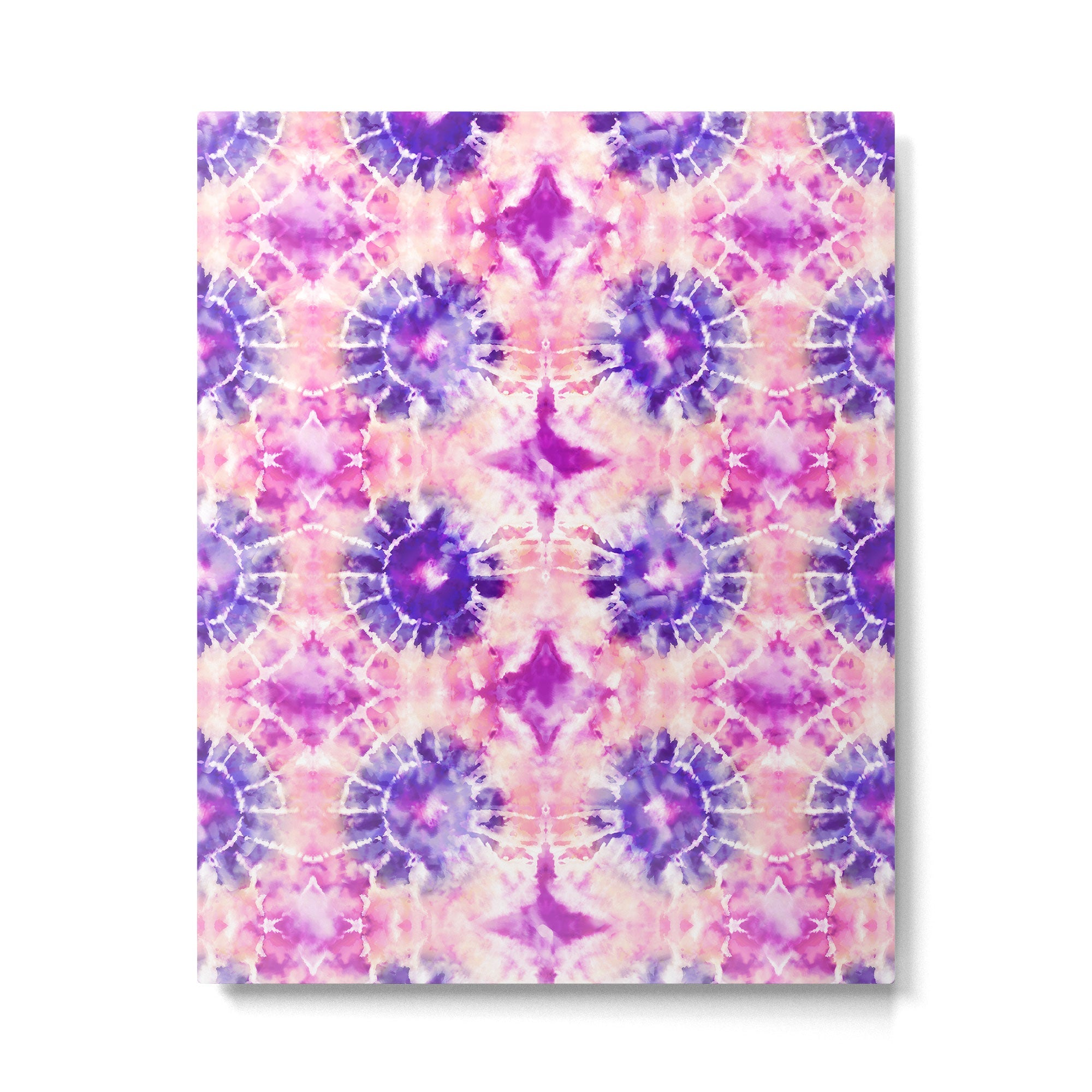 Tie Dye - peachy purple  Metal Print | TeksDecor