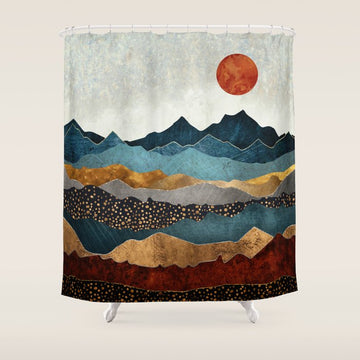 Amber Dusk Shower Curtain