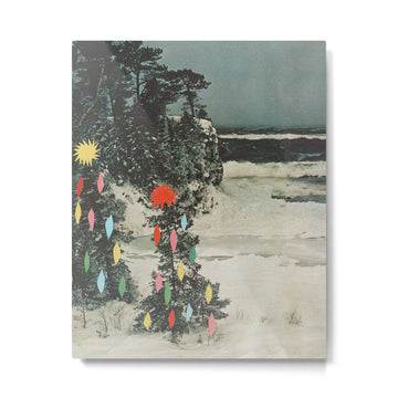 Christmas Beach Metal Print | TeksDecor