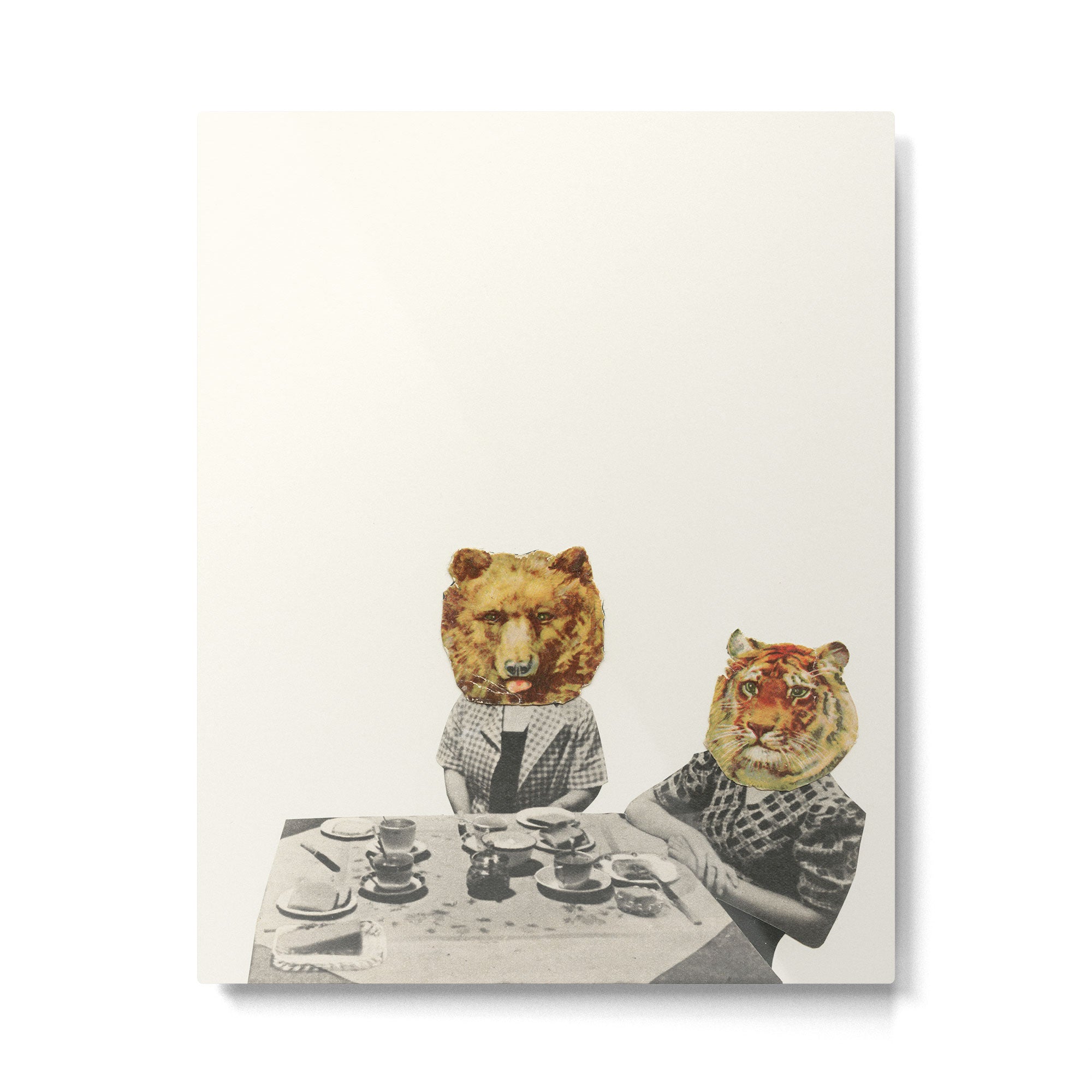 Tea Party Metal Print | TeksDecor