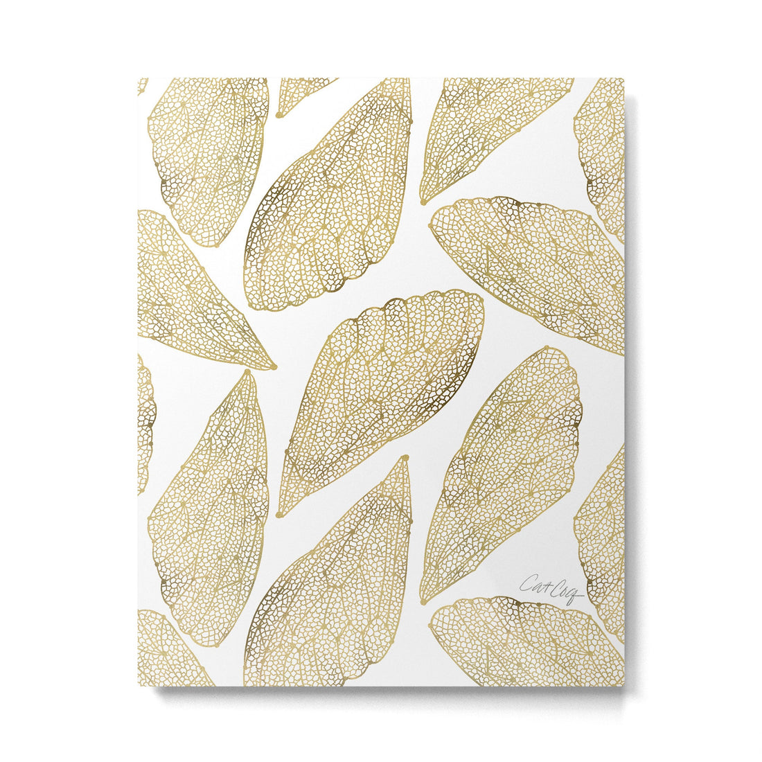 Cicada Wings - Gold Metal Print | TeksDecor