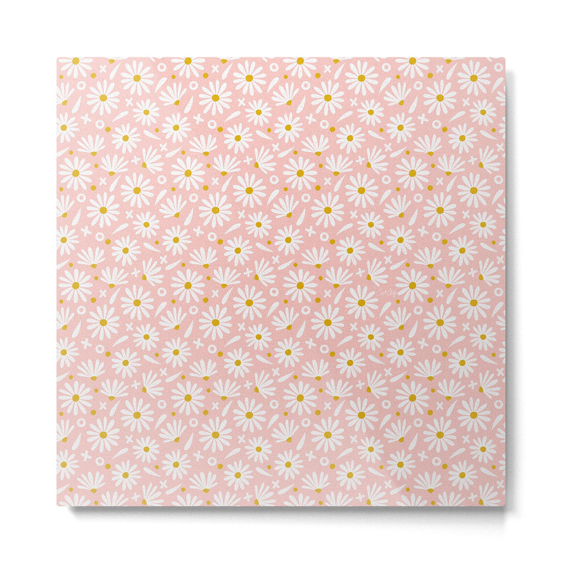 Daisies - Pink Metal Print | TeksDecor