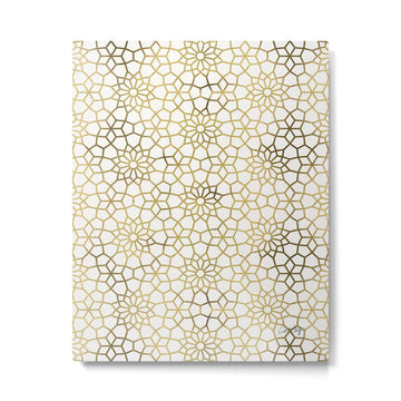 Persian Mosaic - Gold Metal Print | TeksDecor