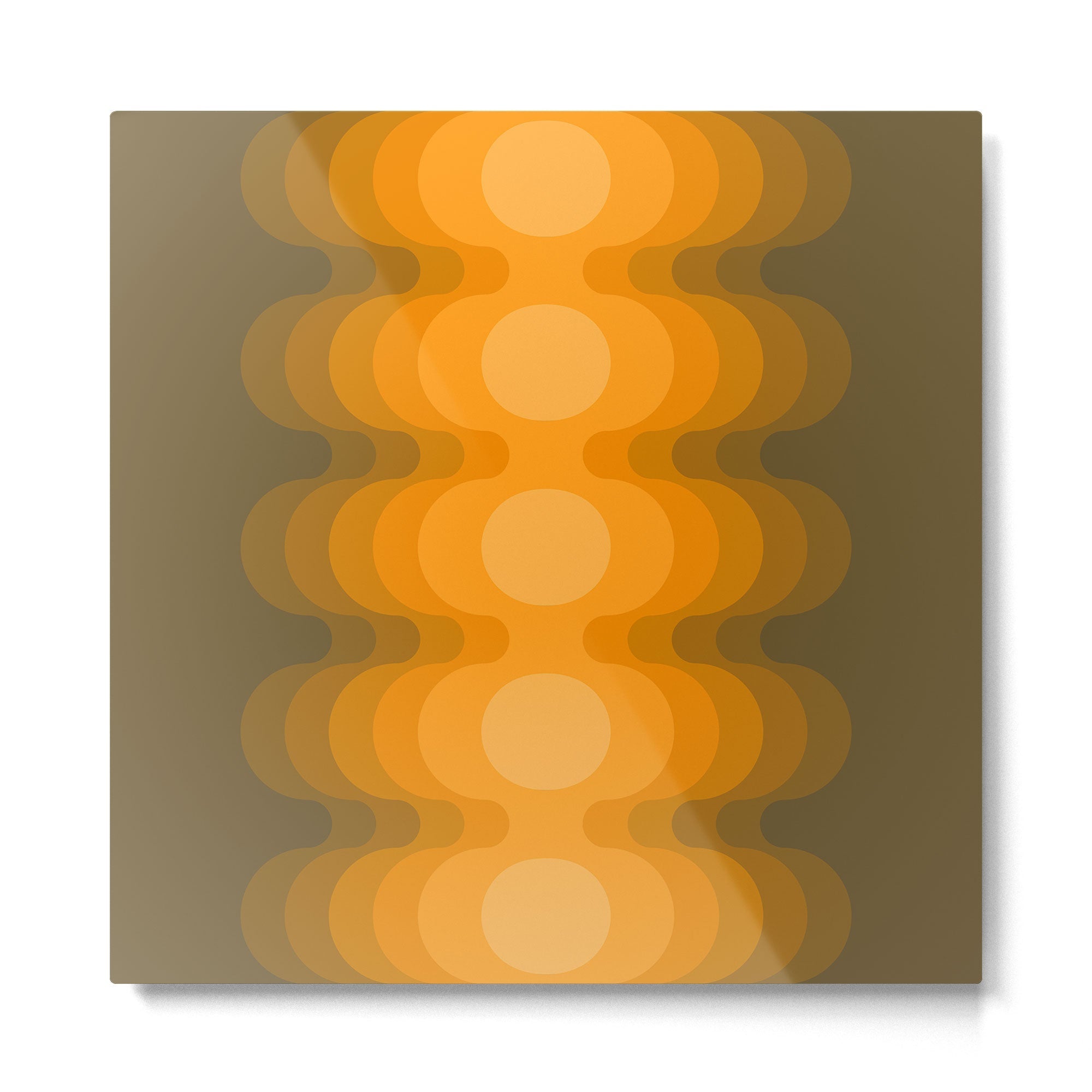 Maize Echo Out Metal Print | TeksDecor