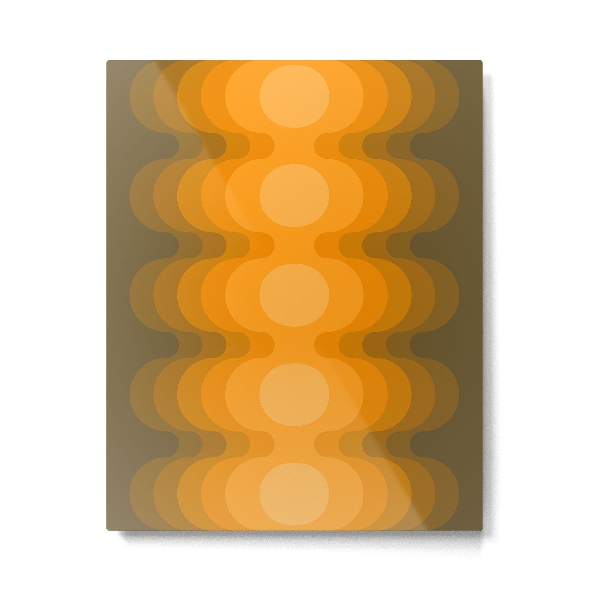 Maize Echo Out Metal Print | TeksDecor