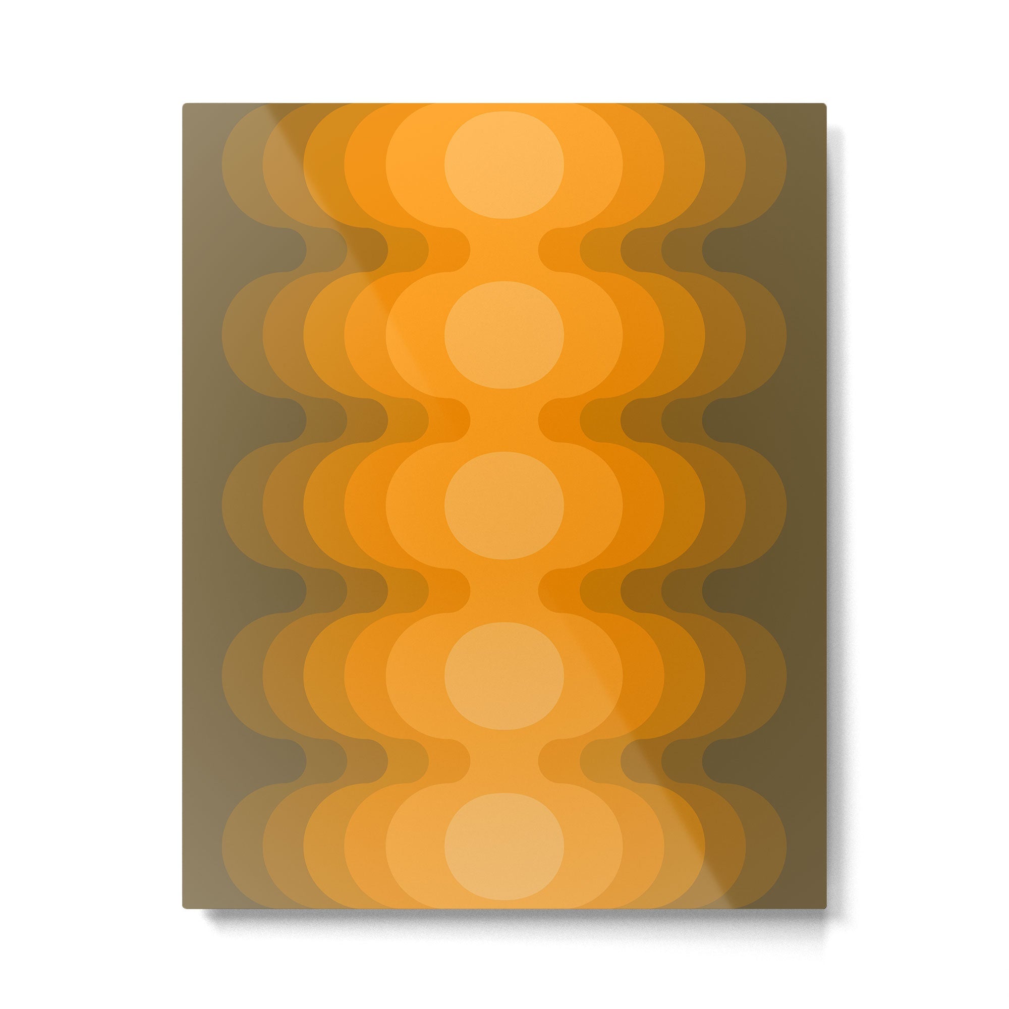 Maize Echo Out Metal Print | TeksDecor