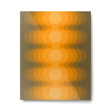 Maize Echo Out Metal Print | TeksDecor