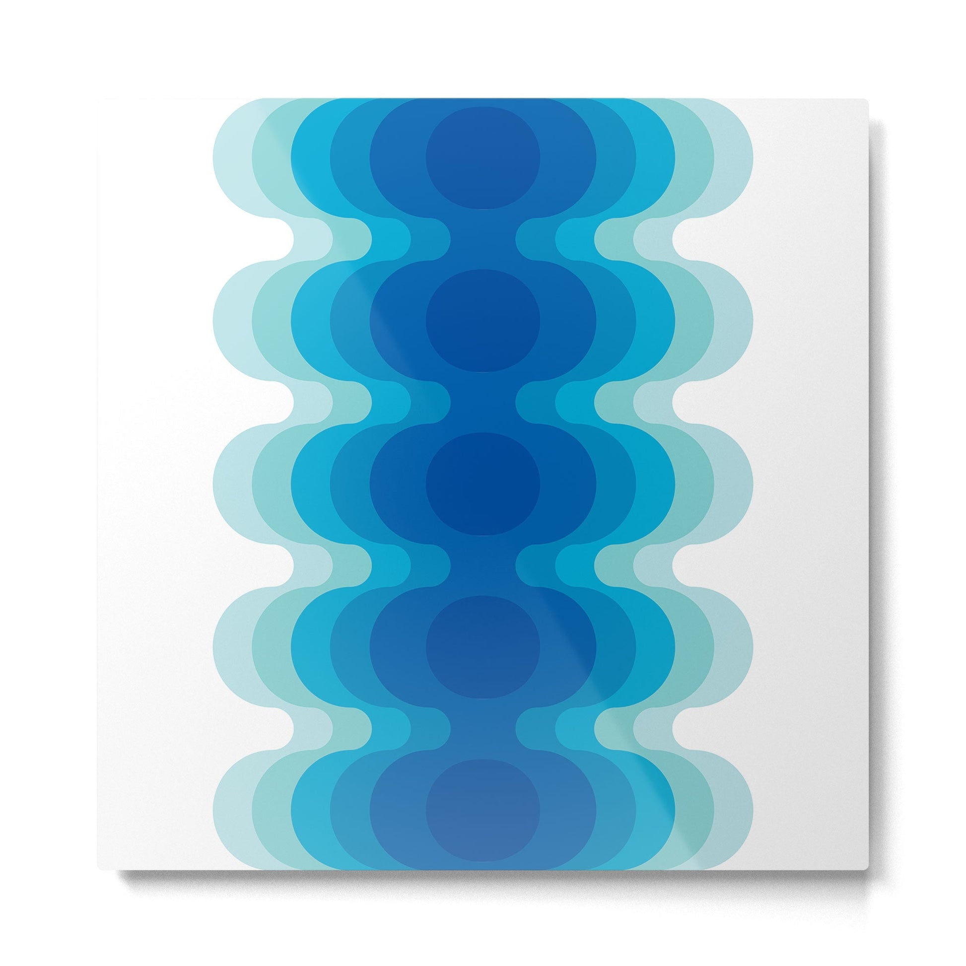 Ocean Echo In Metal Print | TeksDecor