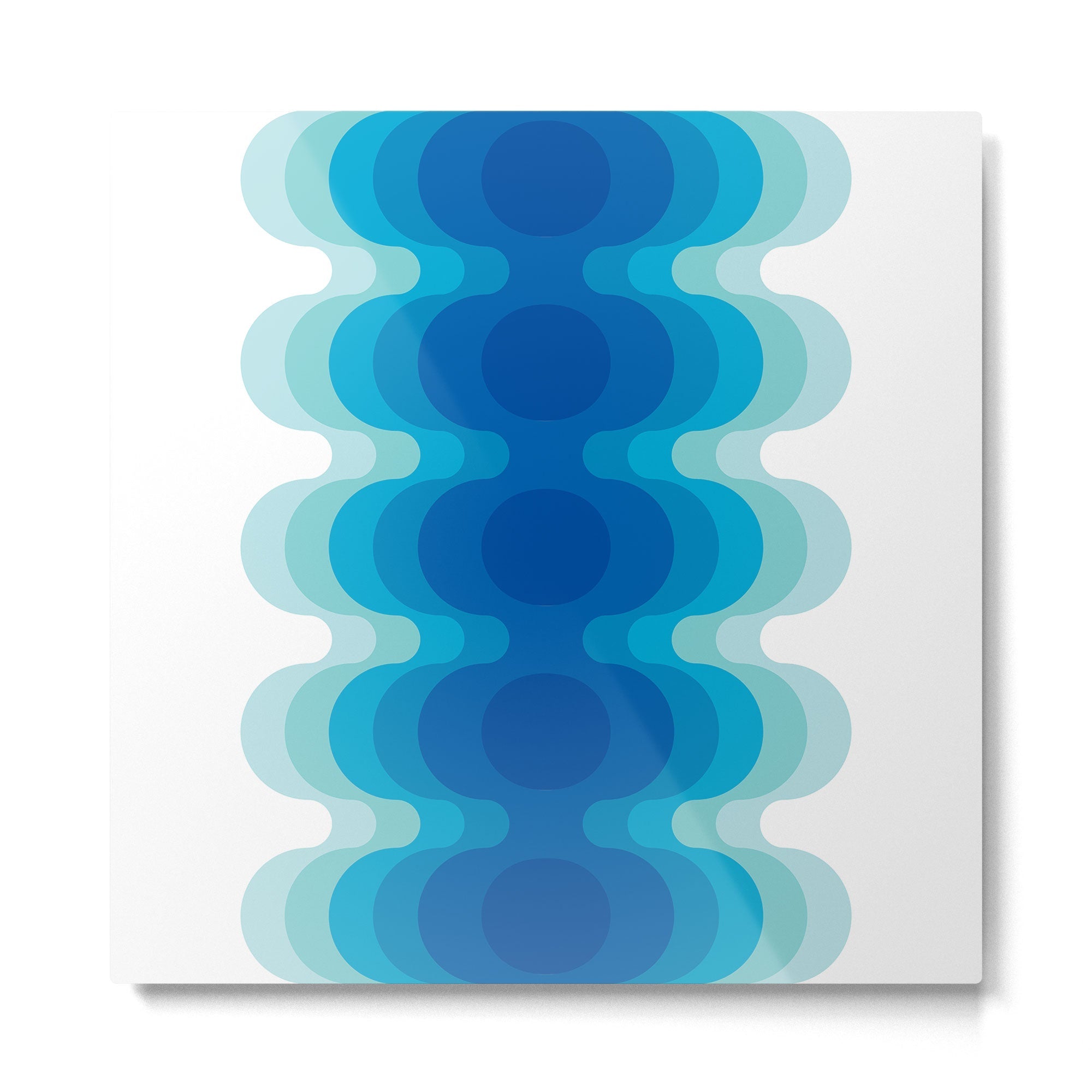 Ocean Echo In Metal Print | TeksDecor
