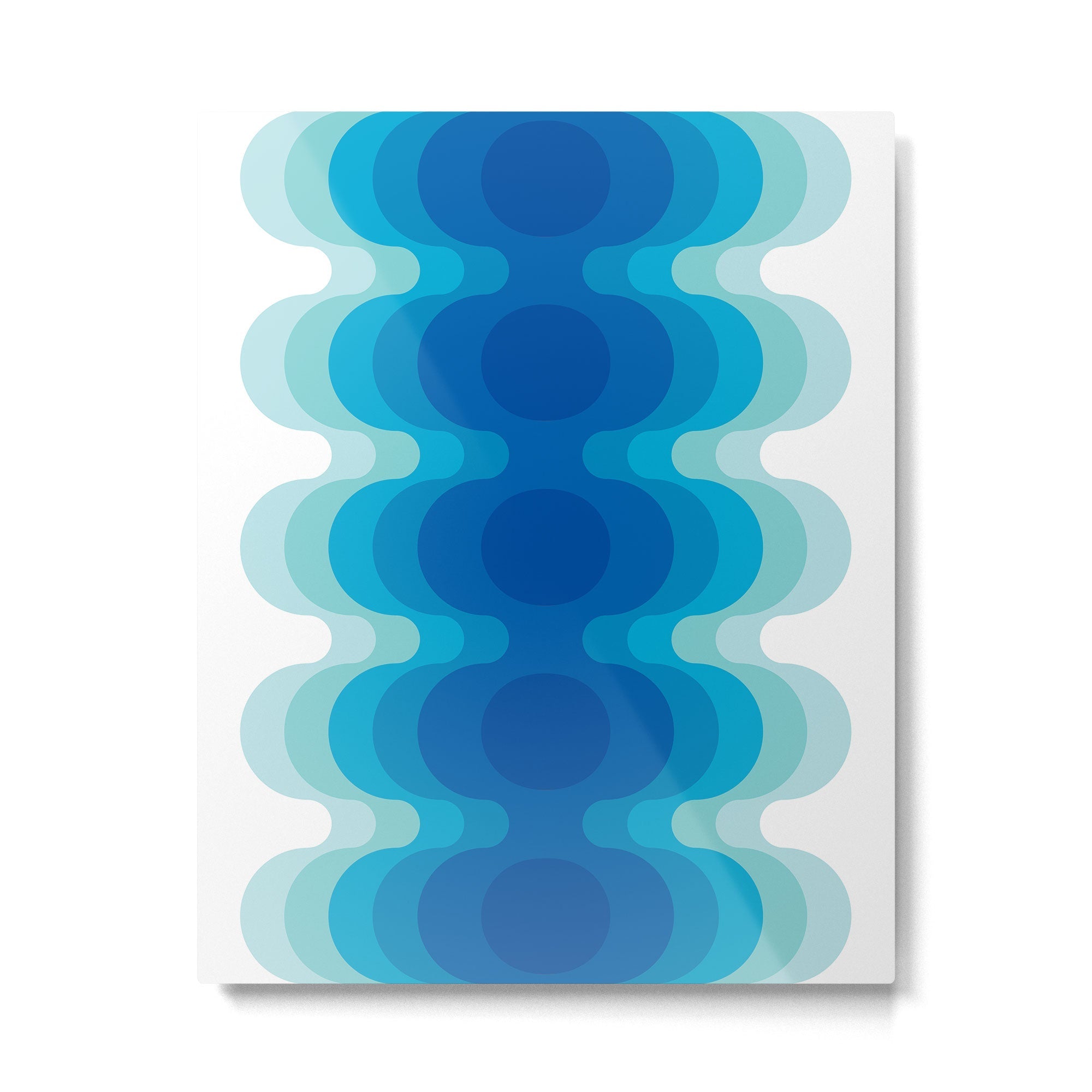 Ocean Echo In Metal Print | TeksDecor