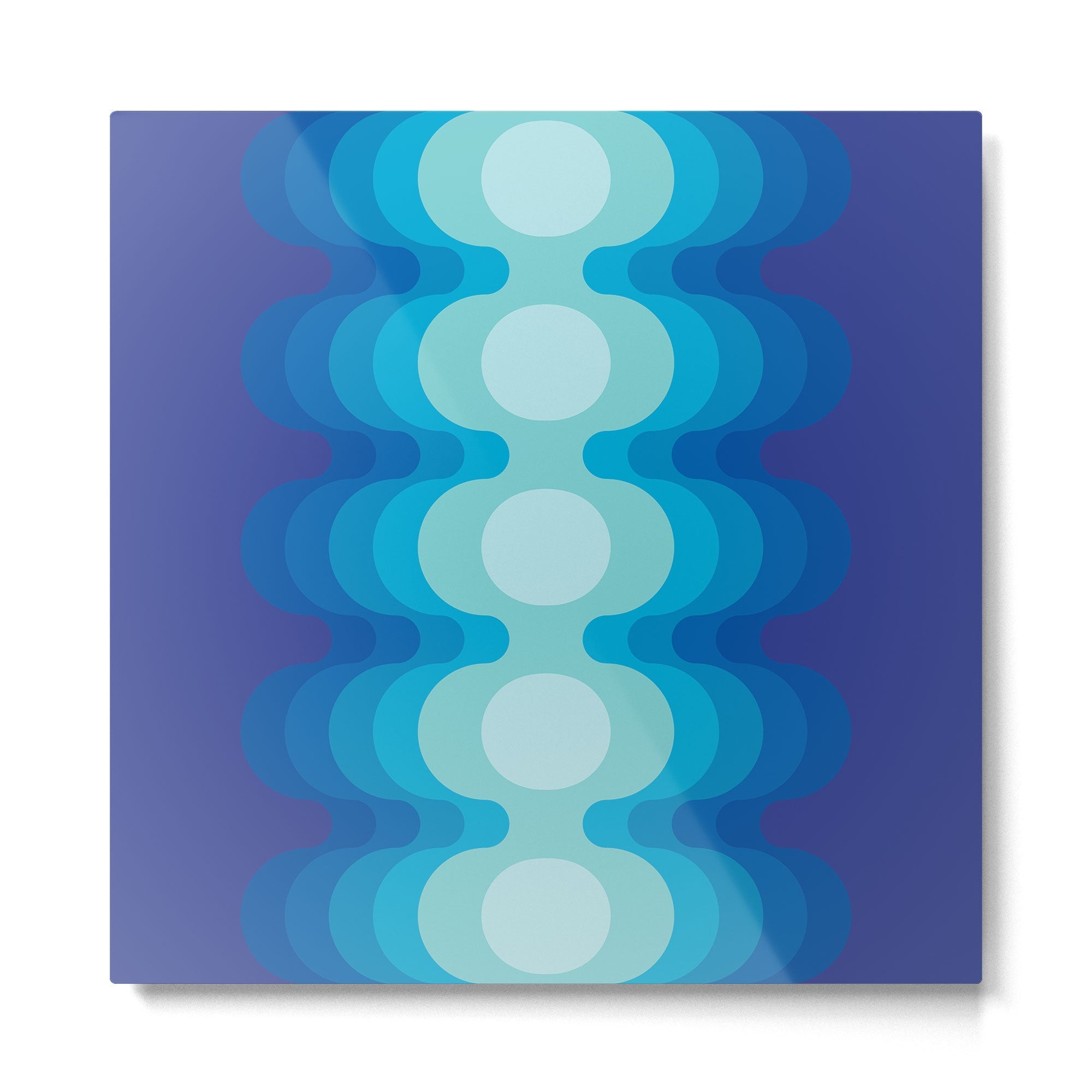 Ocean Echo Out Metal Print | TeksDecor