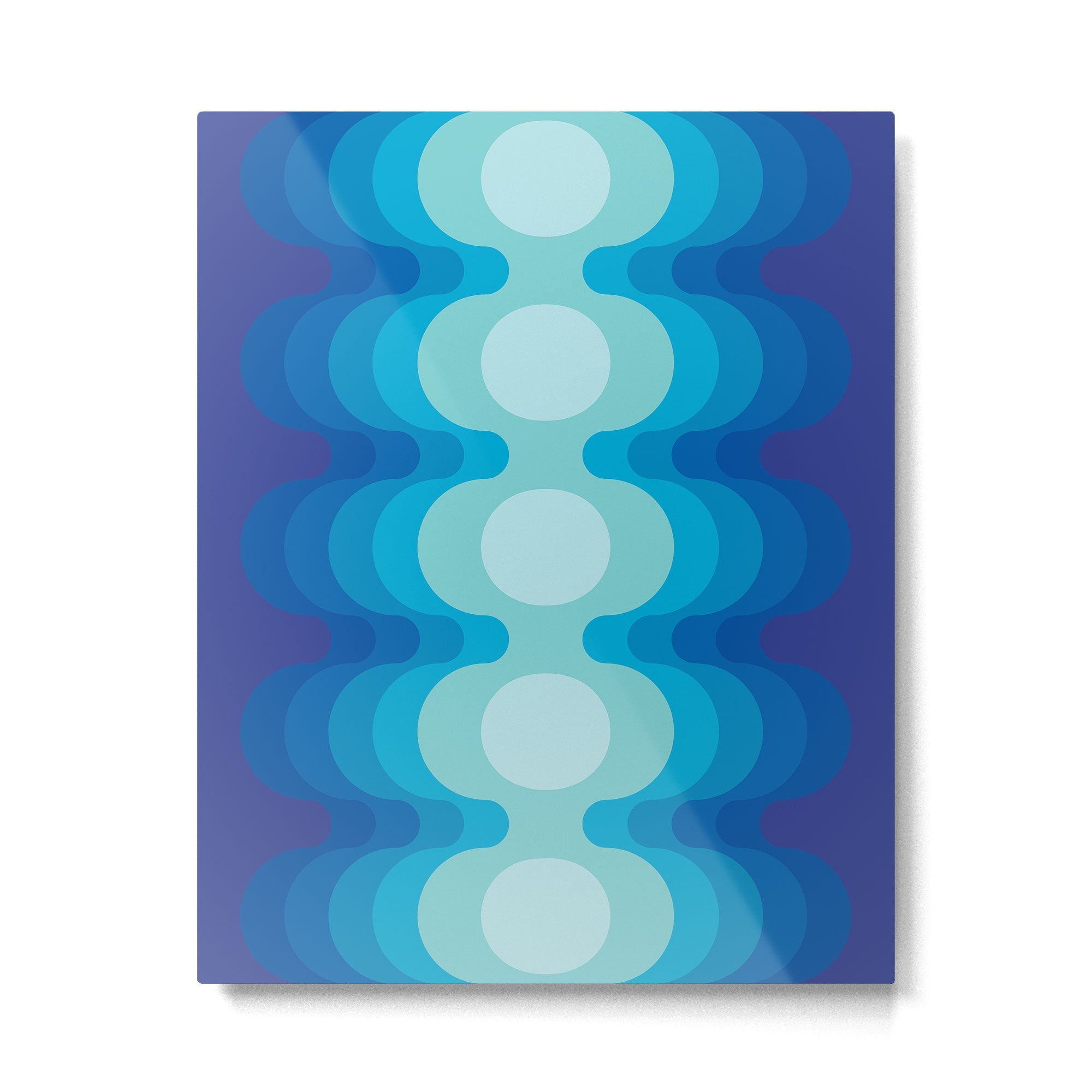 Ocean Echo Out Metal Print | TeksDecor