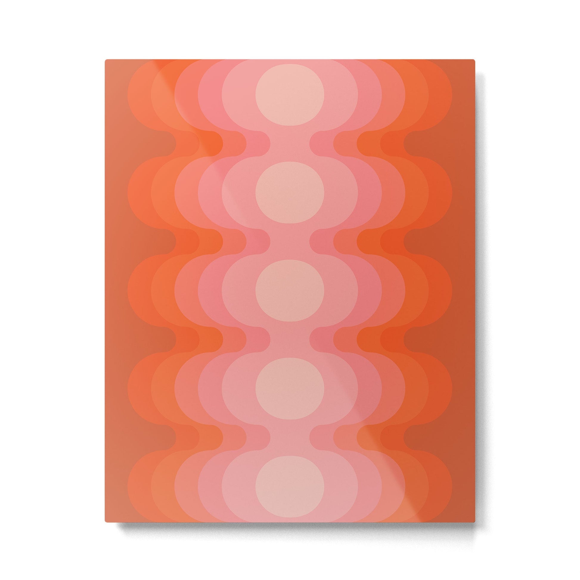 Strawberry Echo Out Metal Print | TeksDecor