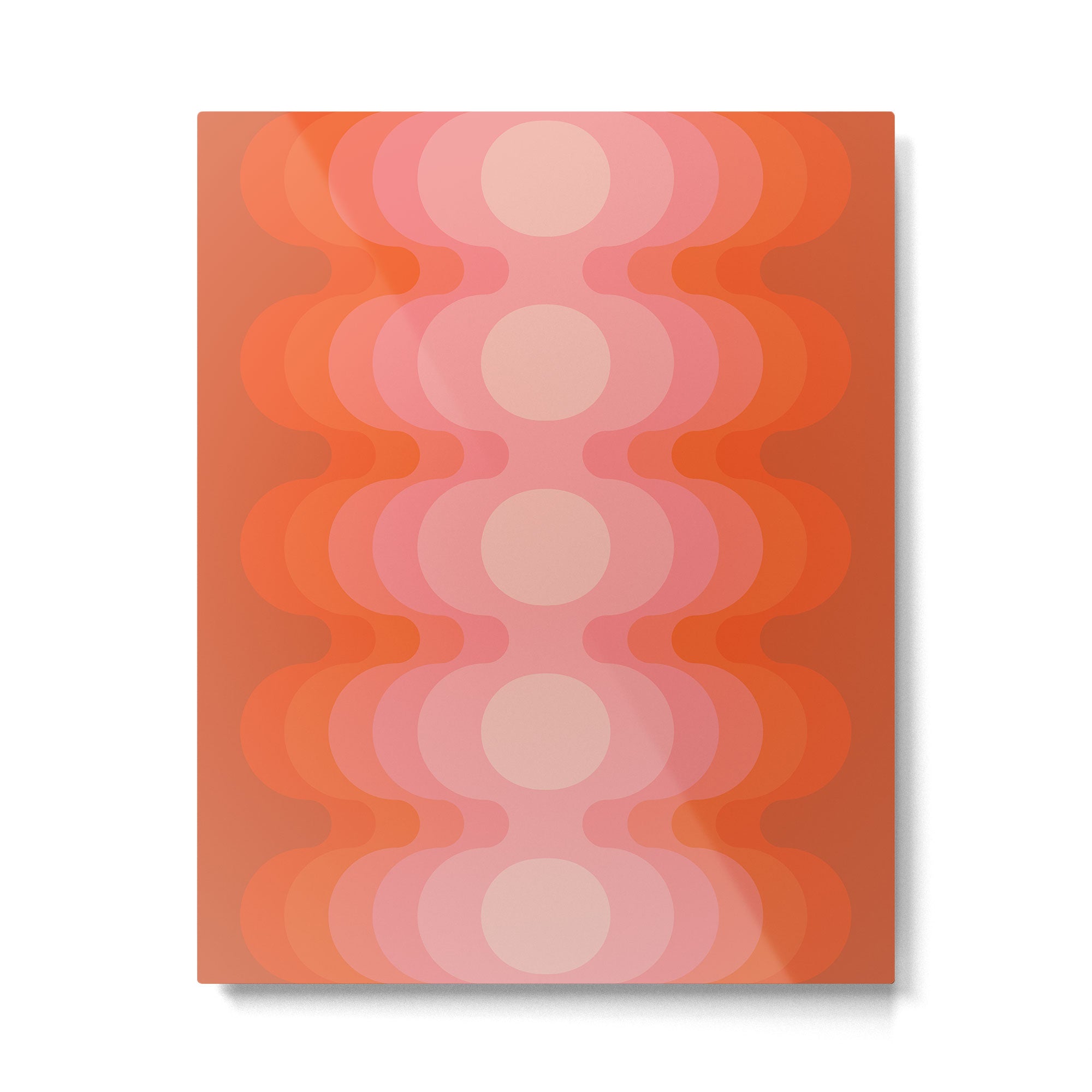 Strawberry Echo Out Metal Print | TeksDecor