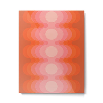 Strawberry Echo Out Metal Print | TeksDecor