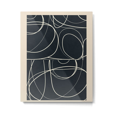 Abstract Line 20 Metal Print | TeksDecor