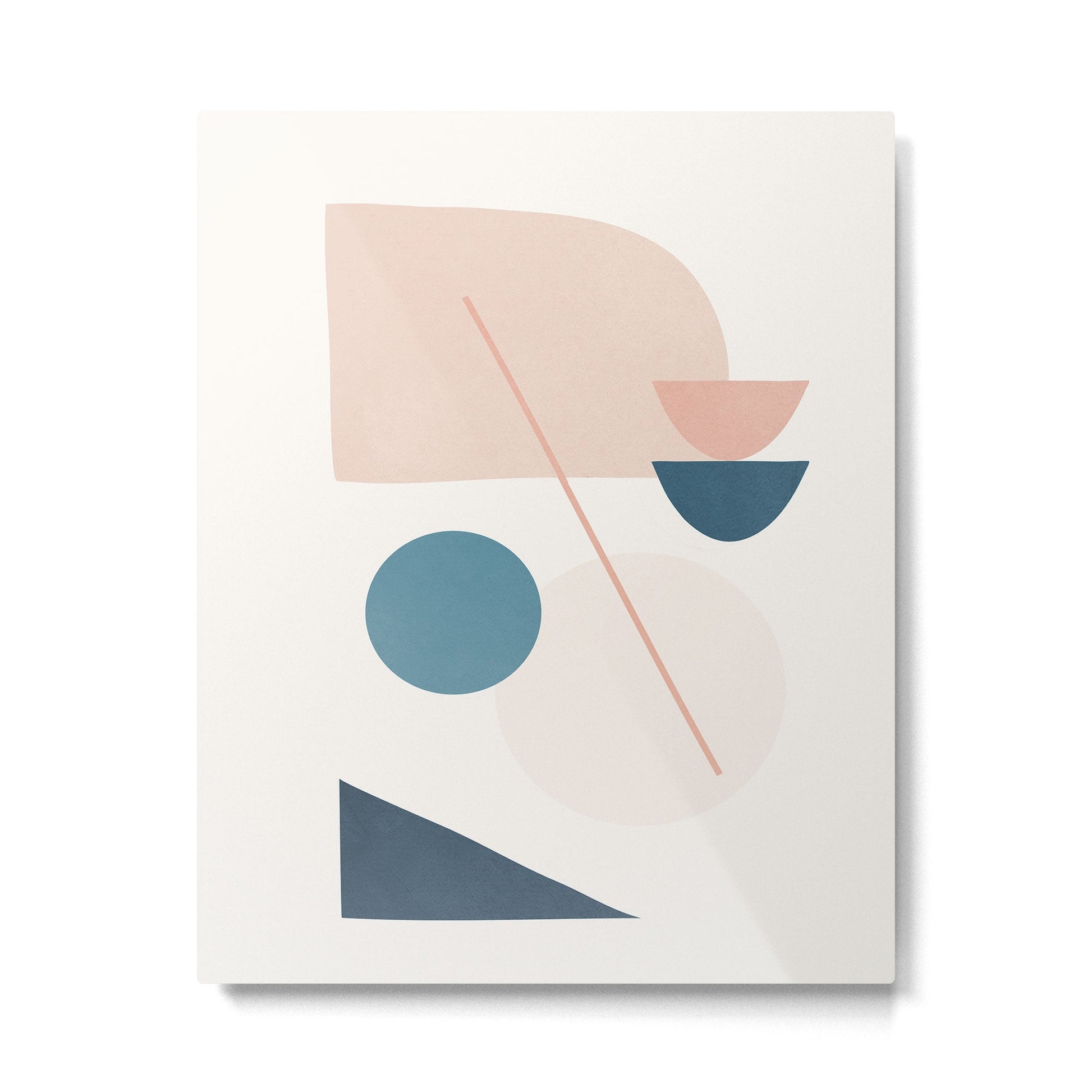 Abstract Minimal Shapes 32 Metal Print | TeksDecor