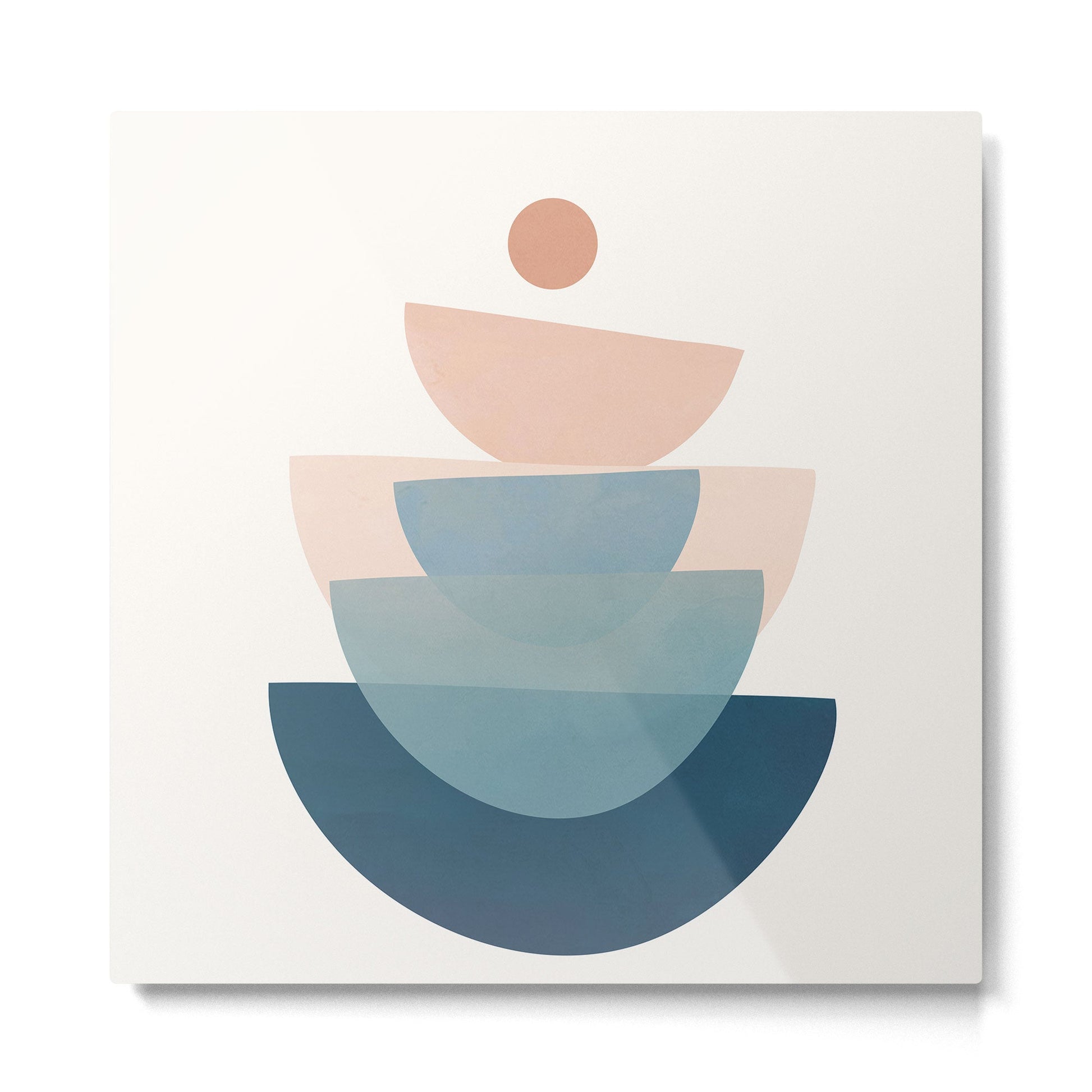 Abstract Minimal Shapes 31 Metal Print | TeksDecor