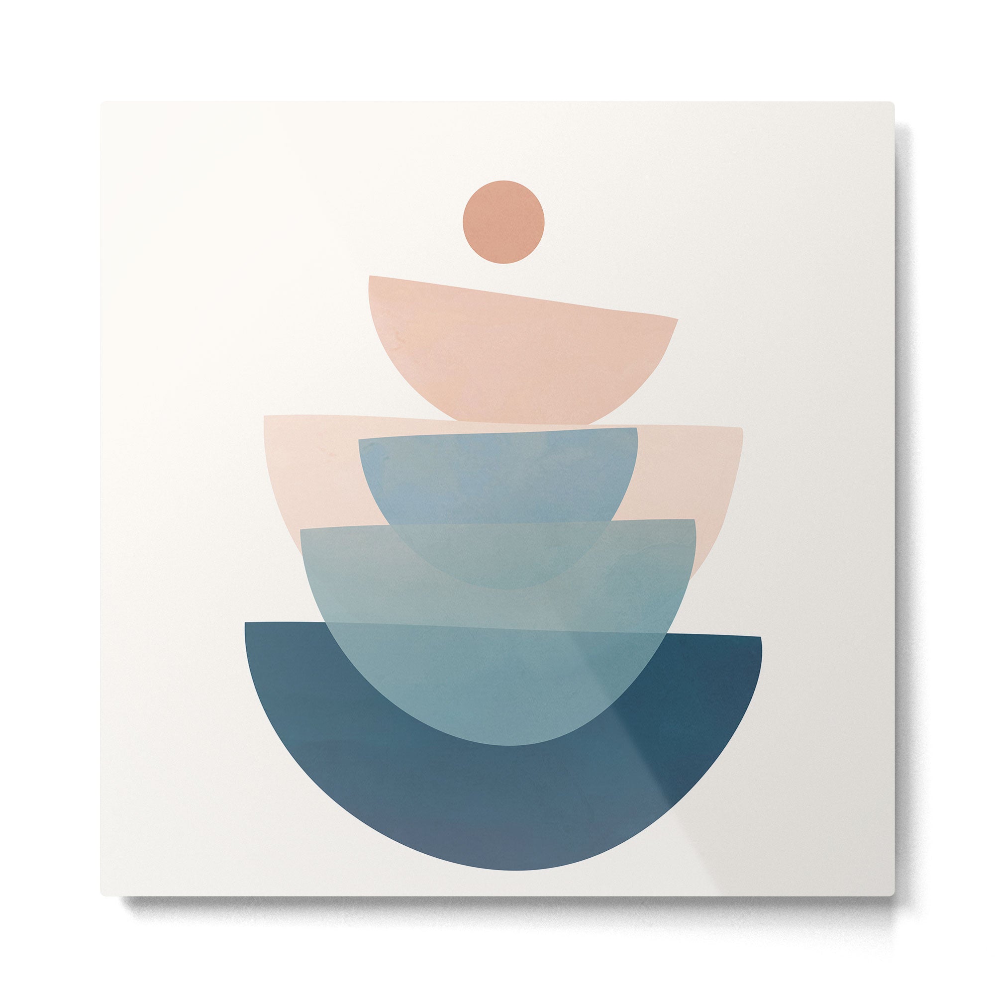 Abstract Minimal Shapes 31 Metal Print | TeksDecor