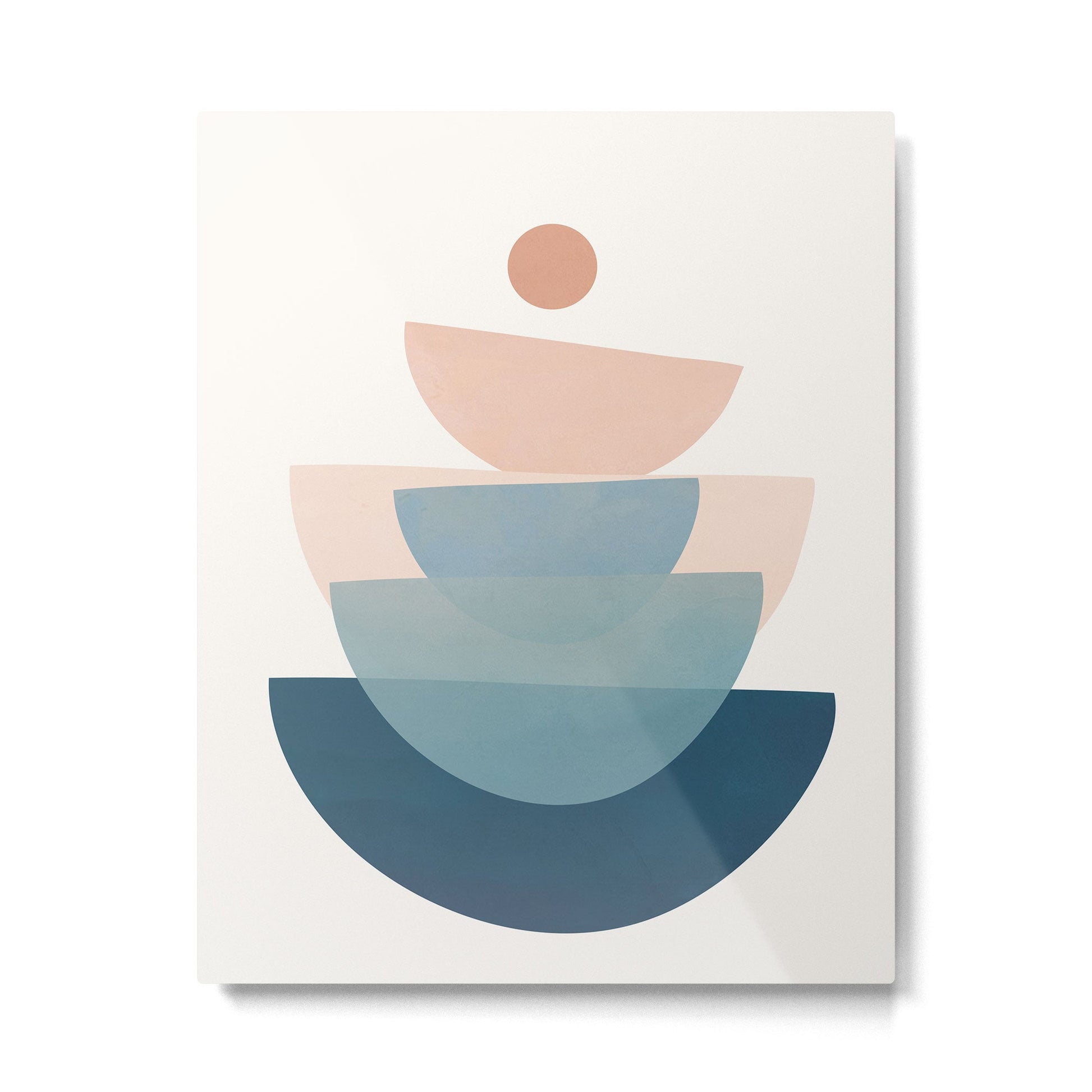 Abstract Minimal Shapes 31 Metal Print | TeksDecor