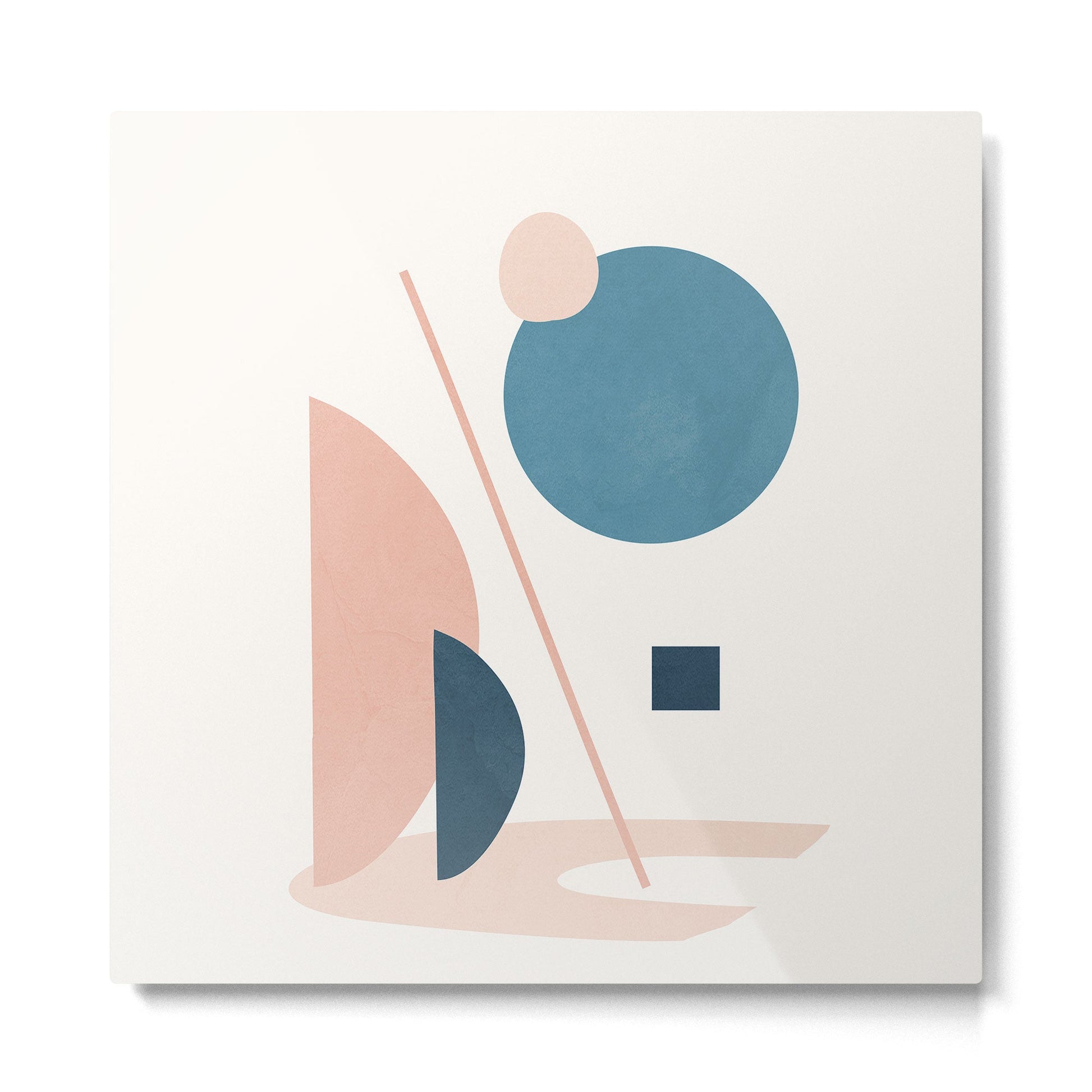 Abstract Minimal Shapes 34 Metal Print | TeksDecor