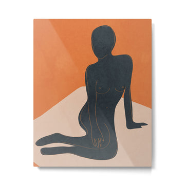 Abstract Nude III Metal Print | TeksDecor