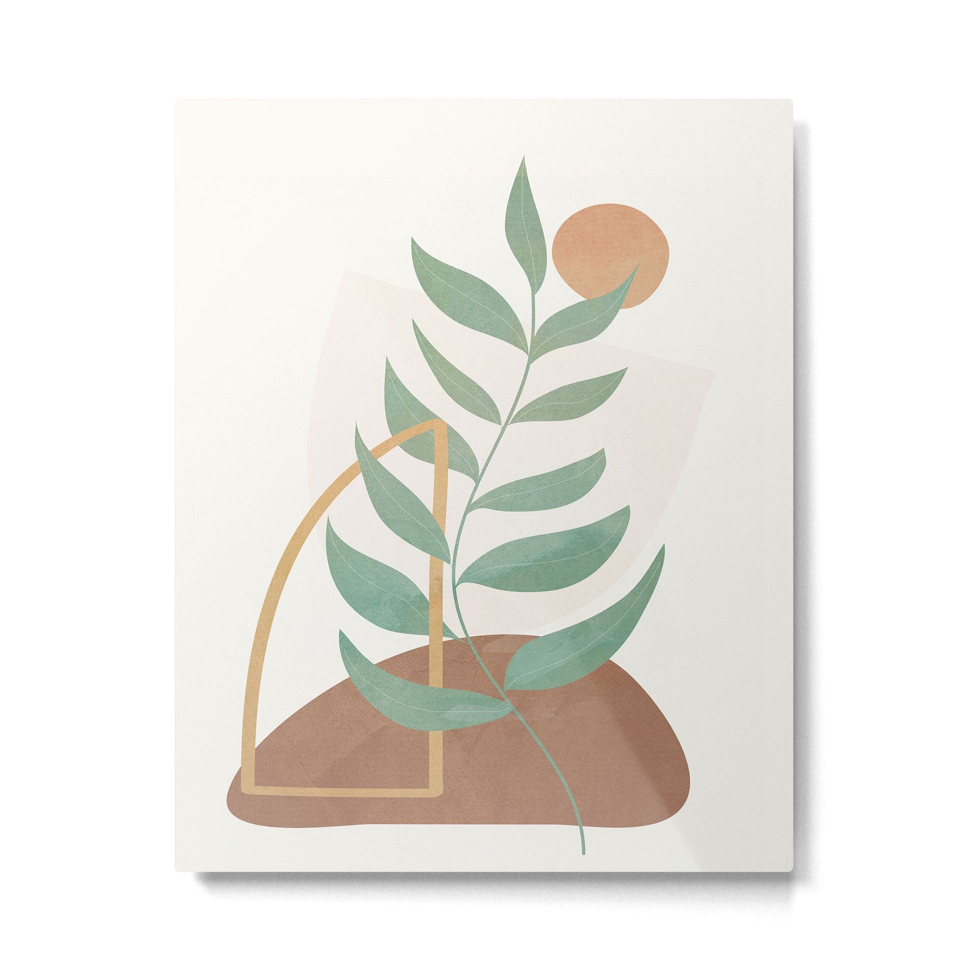Abstract Rock Geometry 08 Metal Print | TeksDecor