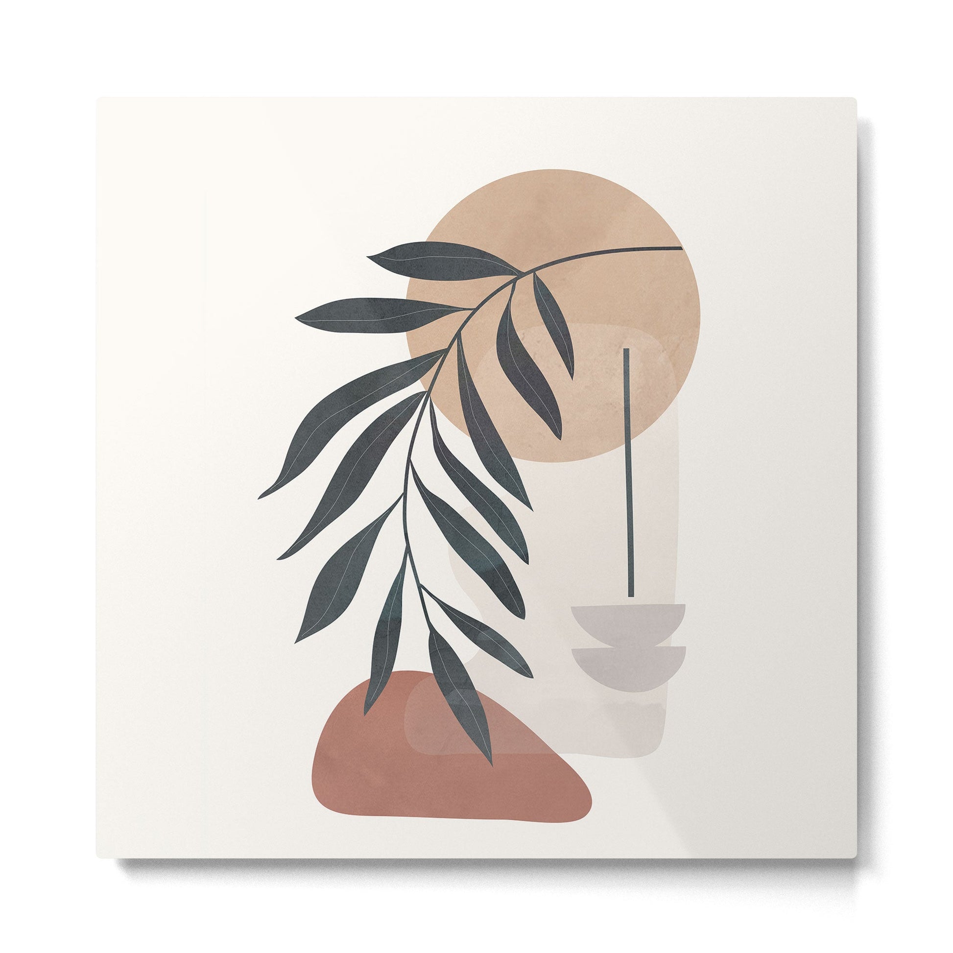 Abstract Rock Geometry 10 Metal Print | TeksDecor