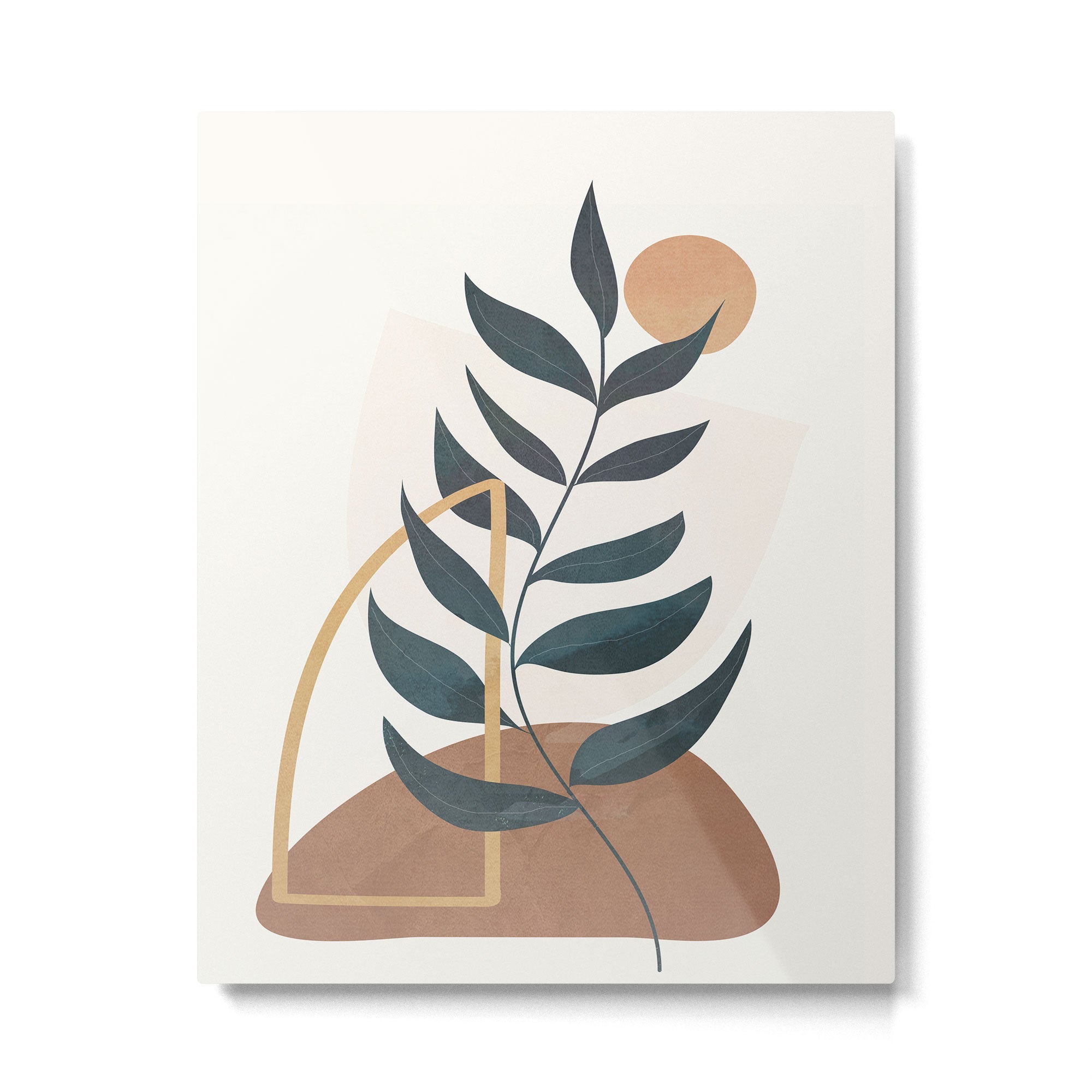 Abstract Rock Geometry 11 Metal Print | TeksDecor
