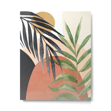 Abstract Tropical Art VI Metal Print | TeksDecor