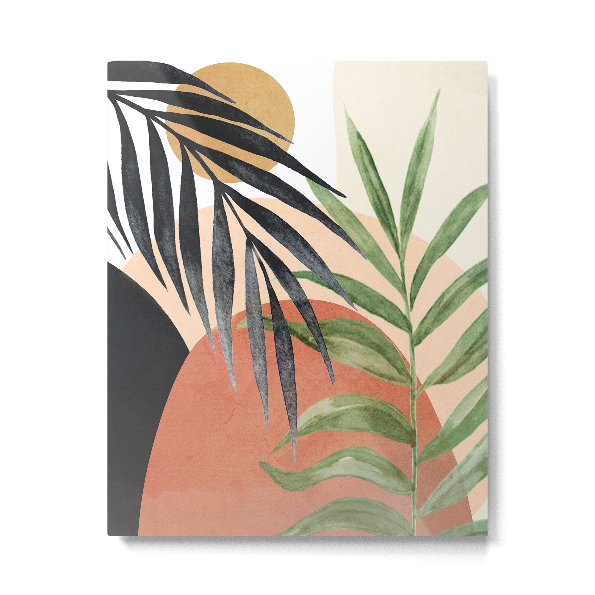 Abstract Tropical Art VI Metal Print | TeksDecor
